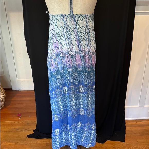 Lani Elegant Blue and Purple long Dress, medium - Picture 5 of 7